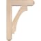 Ekena Millwork Imperial Craftsman Smooth Bracket w/ Offset Brace, Douglas Fir, 5 1/2"W x 18"D x 26"H BKT0604X18X26IMP04SDF - alternate 3